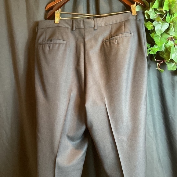 Marzotto Italian Fabric-Flat Front Wool Pants - Picture 7 of 12